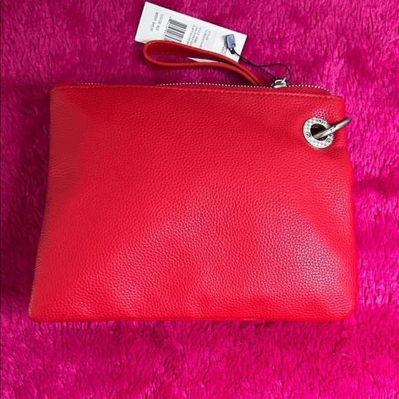 French Connection Vibrant Red Wristlet Clutch - Picture 5 of 7